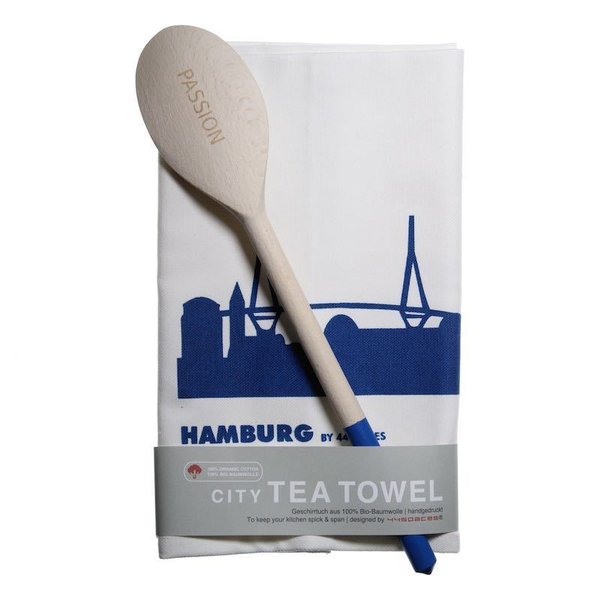 City Tea Towel Set Hamburg