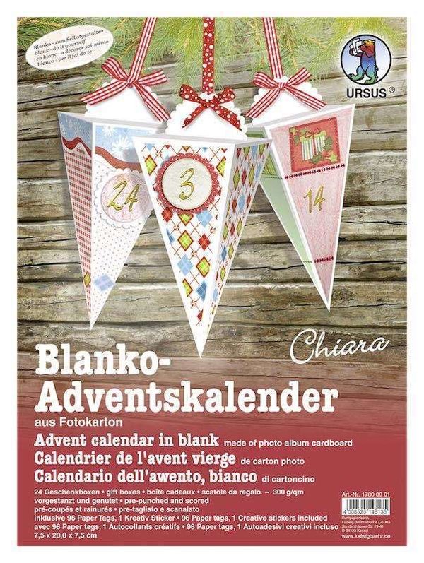 Blanko-Adventskalender Chiara