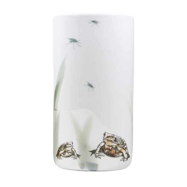 Vase mit Froschdekor
