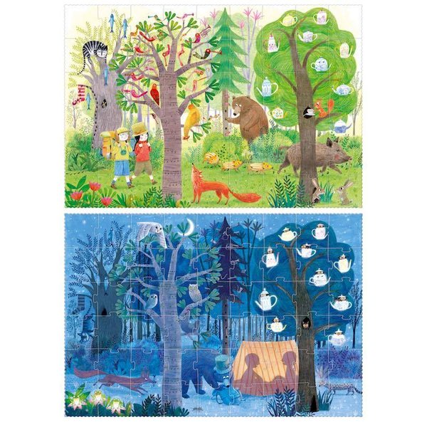 Night & Day in the Forest Puzzle