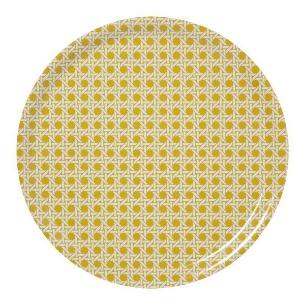 Wien 1900 yellow round medium tray