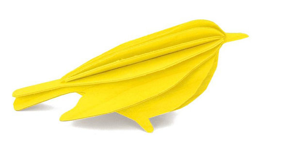 Lovi Bird, 12 cm, Yellow