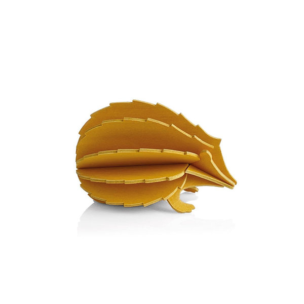 Lovi Hedgehog, Warm Yellow, 8 cm