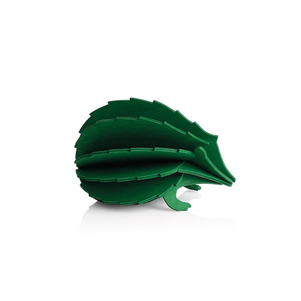 Lovi Hedgehog, Dark Green, 8 cm