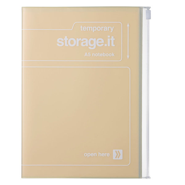 STORAGE.it Notebook A5, Yellow