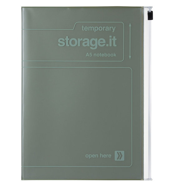 STORAGE.it Notebook A5, Green