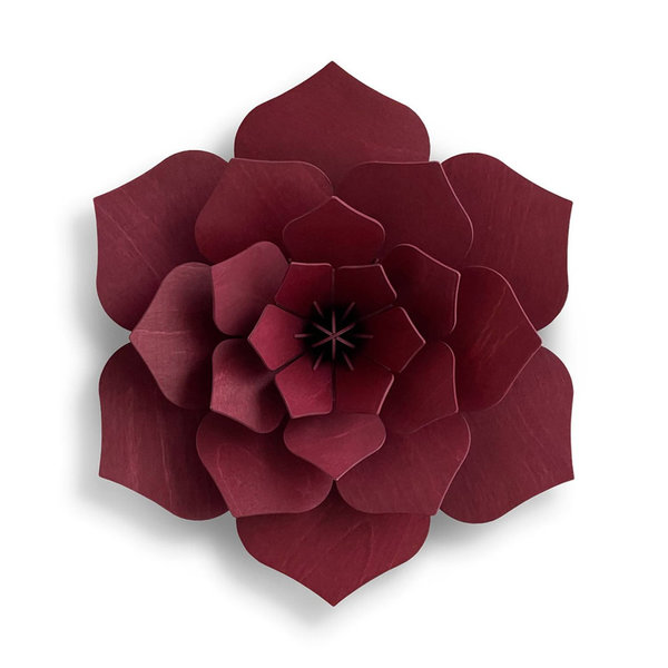 Lovi Decor Flower, 15 cm, dark red